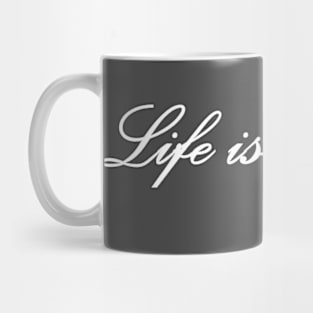 Life is a Craft Script White Mug